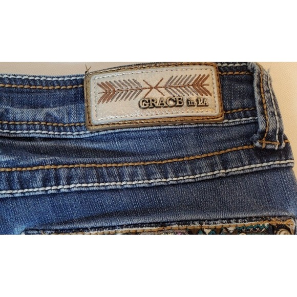 Women's Blue Jeans - Picture 4 of 7